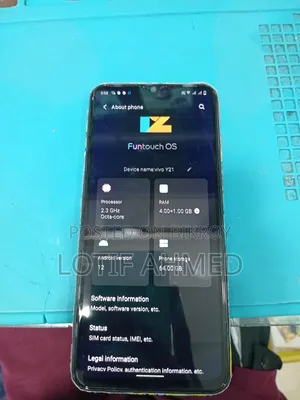 Vivo Y21 64 GB Blue