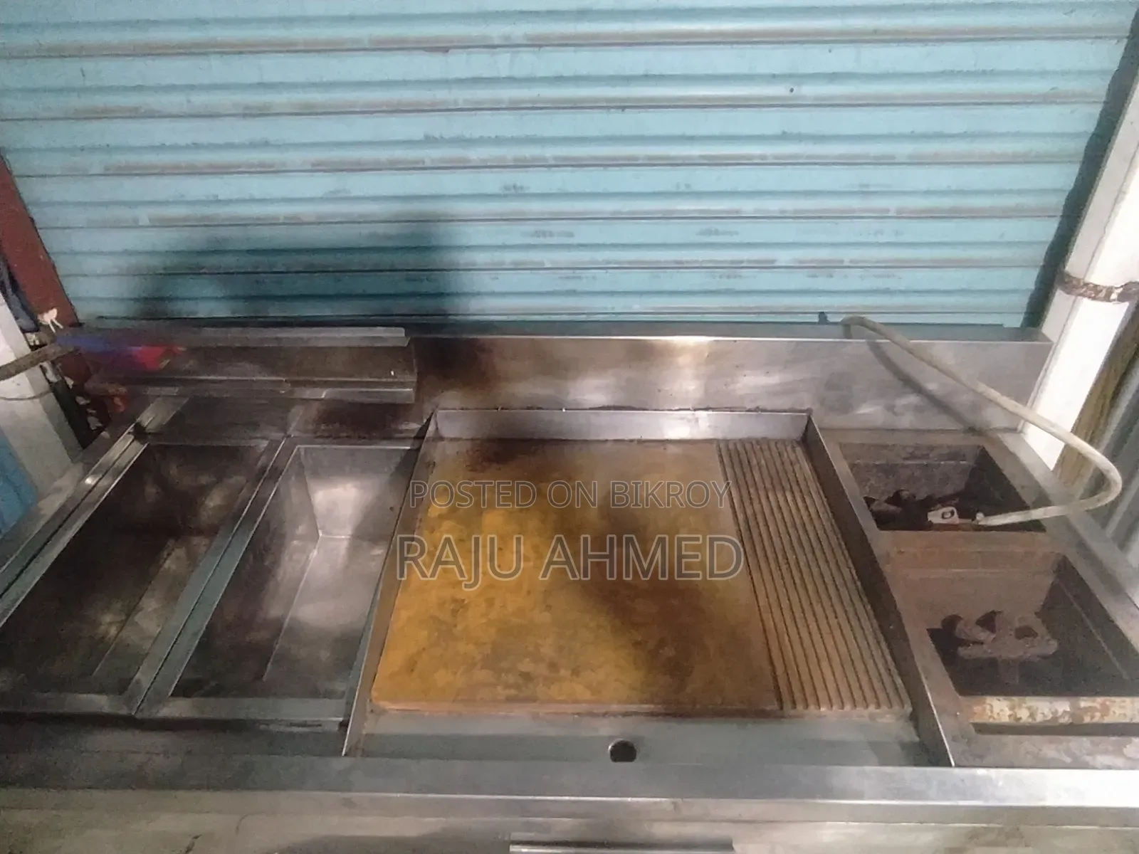 Our restaurant stove, we have closed the shop