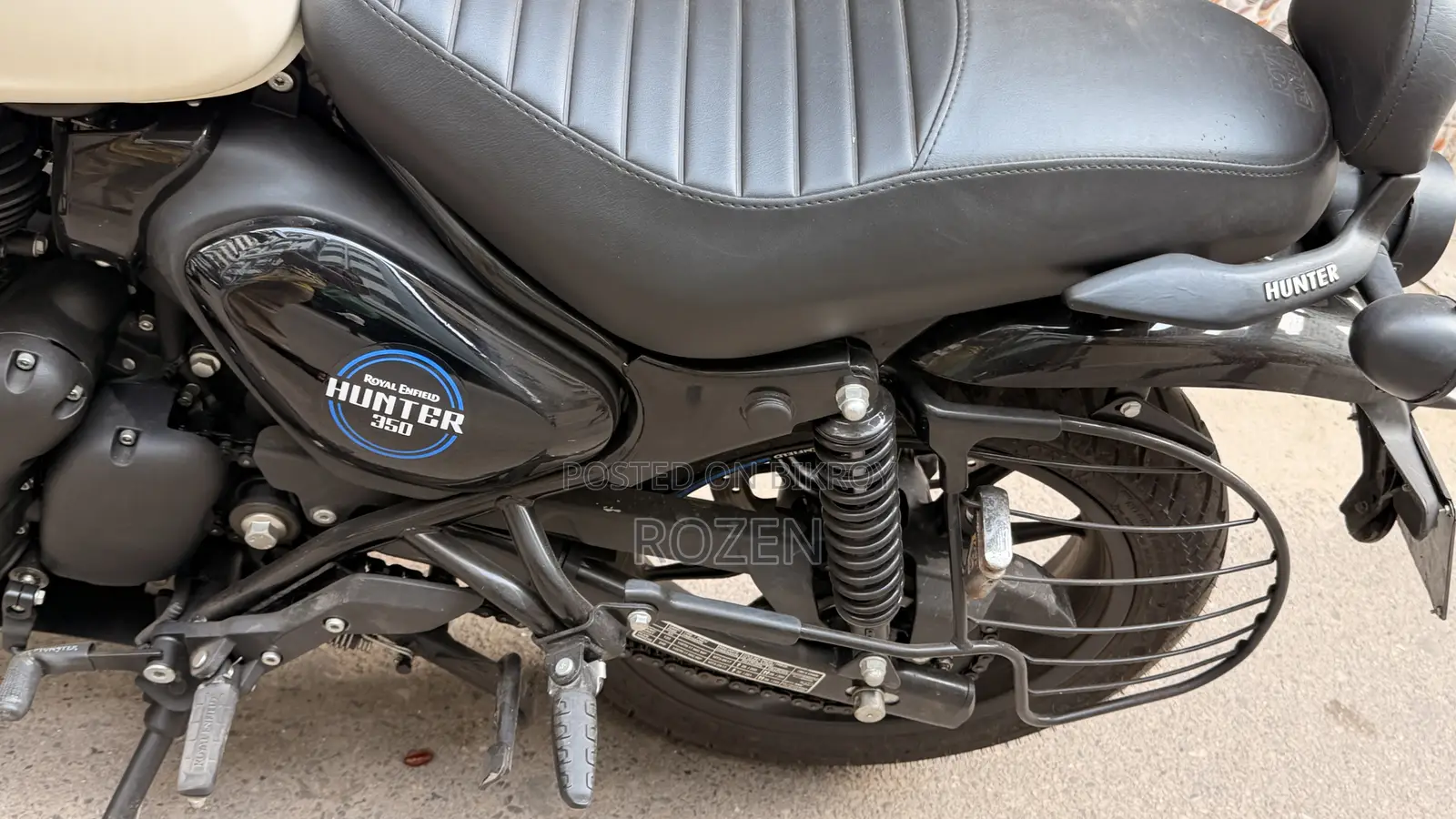 New Royal Enfield Hunter 350 2025 White