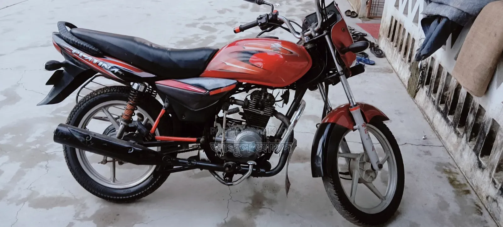 Bajaj Platina 100 2012 Red