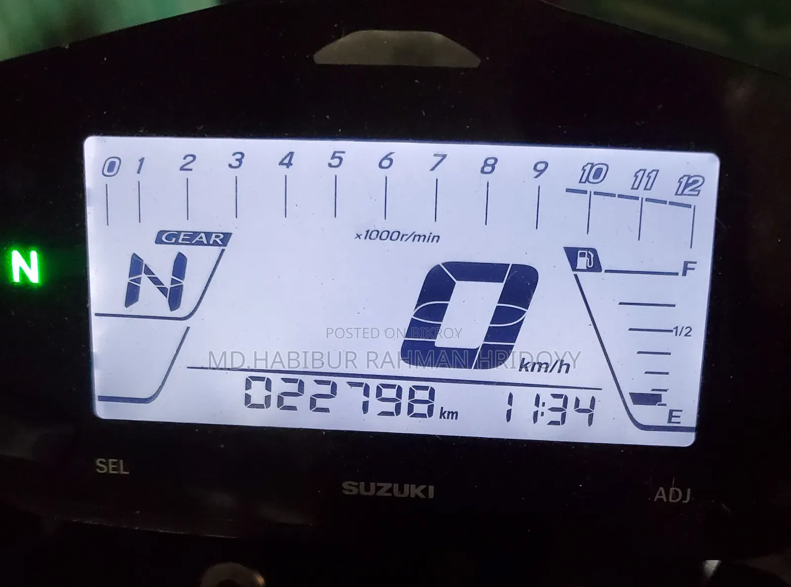 New Suzuki Gixxer Fi ABS 2023 Black