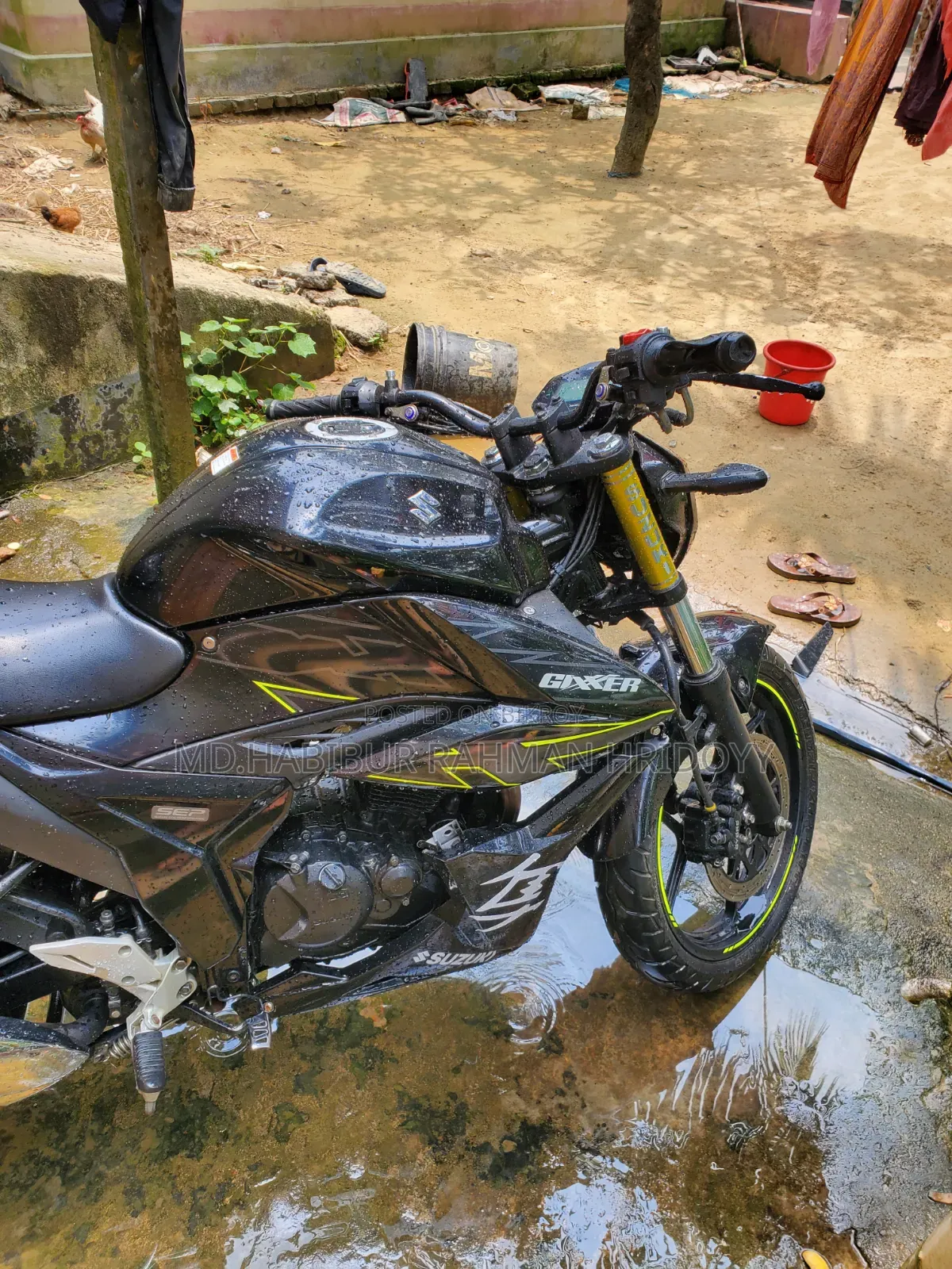 New Suzuki Gixxer Fi ABS 2023 Black