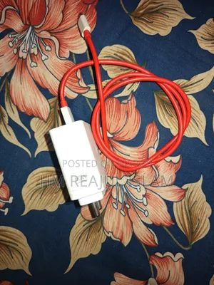 Original Oneplus 80w Supervooc Charger + Red Cable | Used Like New
