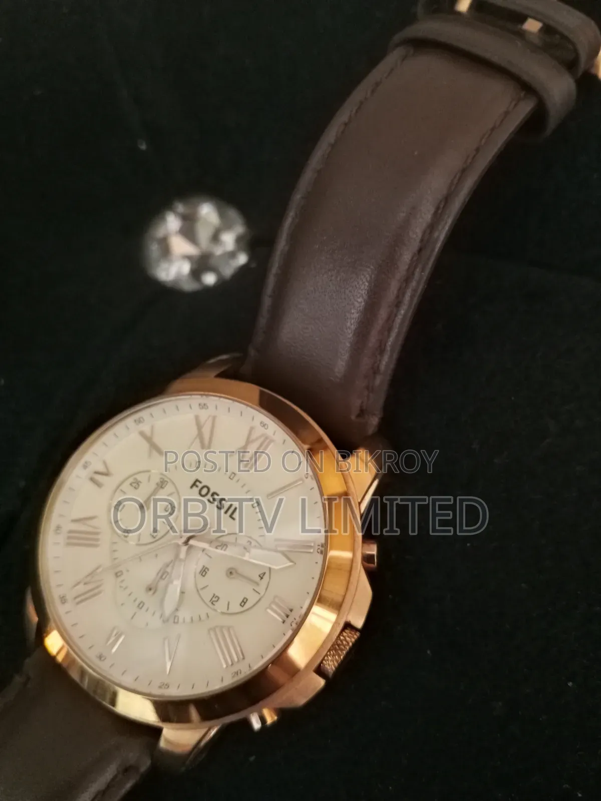 অথেনটিক ফসিল গ্রান্ট ক্রোনোগ্রাফ (Fs4991) – প্রিমিয়াম এলিগেন্স