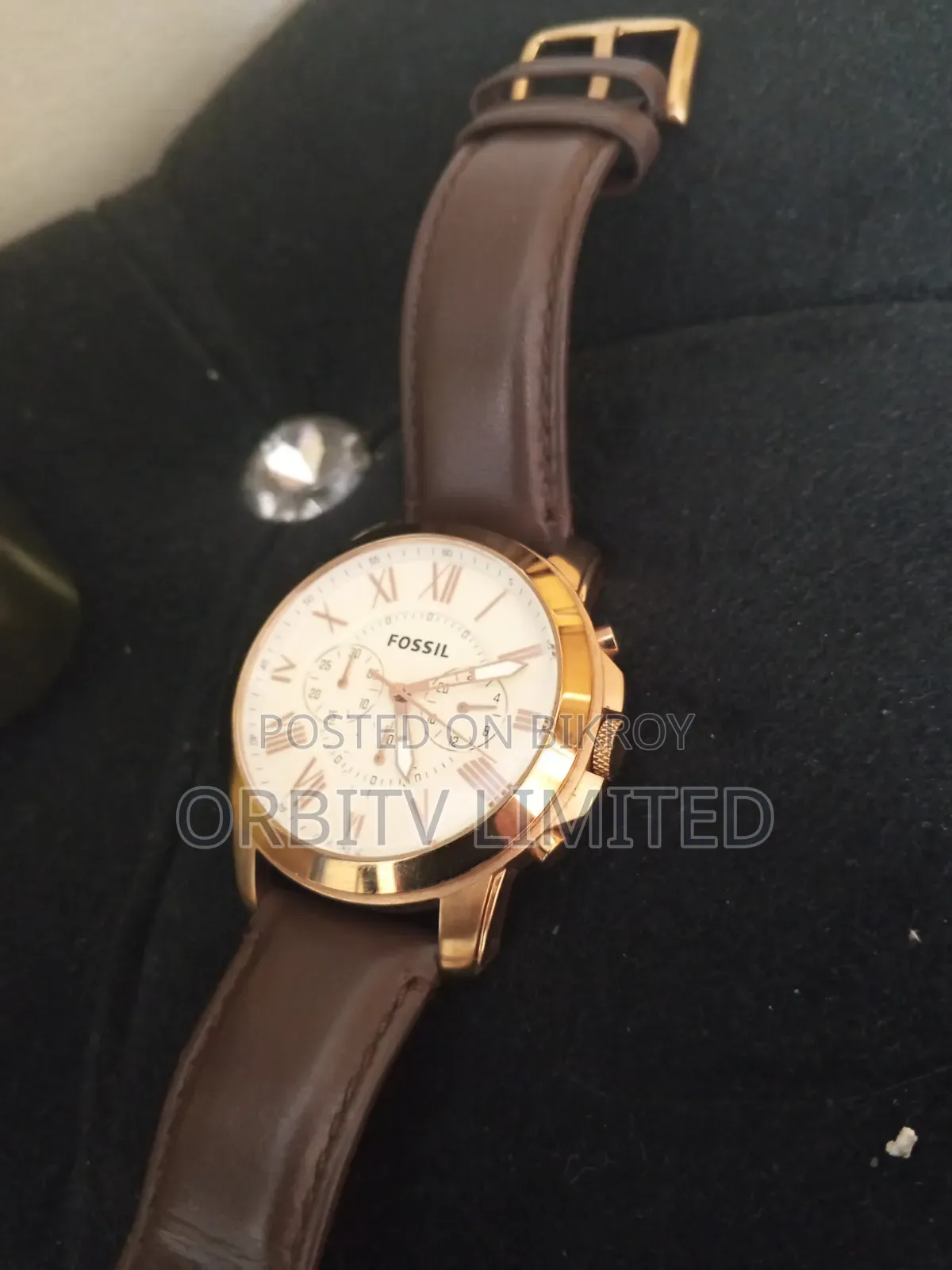 অথেনটিক ফসিল গ্রান্ট ক্রোনোগ্রাফ (Fs4991) – প্রিমিয়াম এলিগেন্স