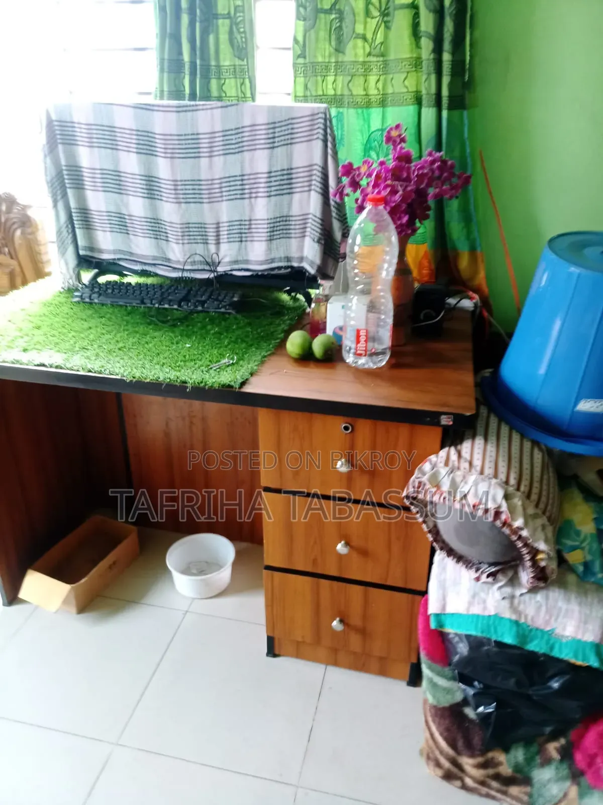 Custom-made table with high-quality board for sale.