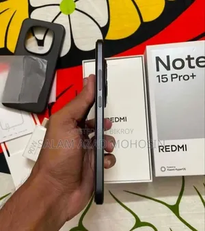 শাওমি রেডমি নোট ১৫ প্রো+ ২৫৬ জিবি ব্ল্যাক
