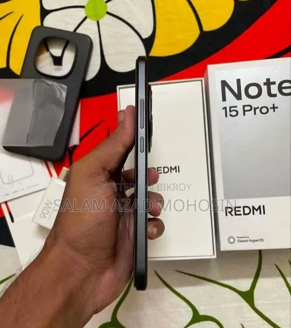 শাওমি রেডমি নোট ১৫ প্রো+ ২৫৬ জিবি ব্ল্যাক