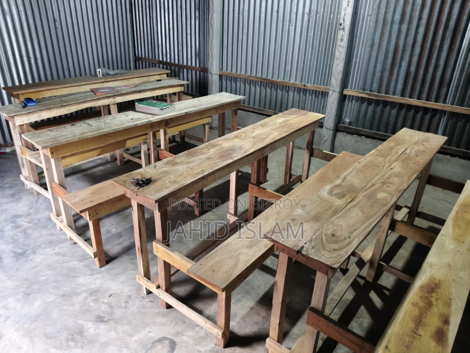 Used Bench (5'5" Total 5 Pieces)