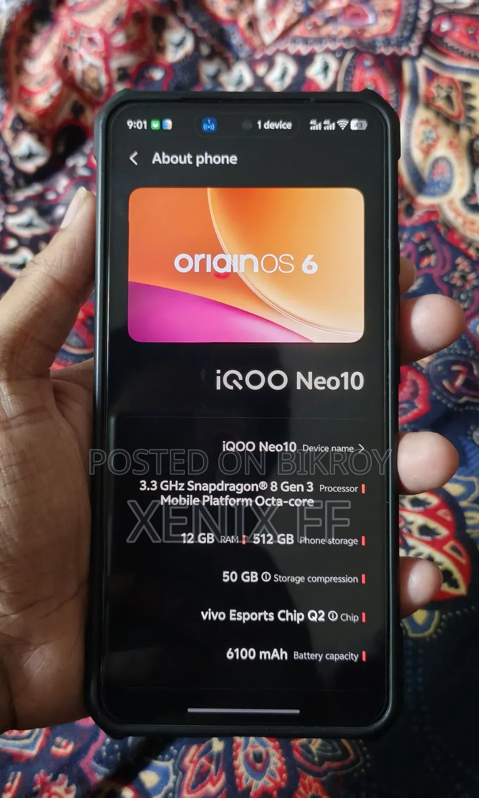iQOO 512 GB Orange