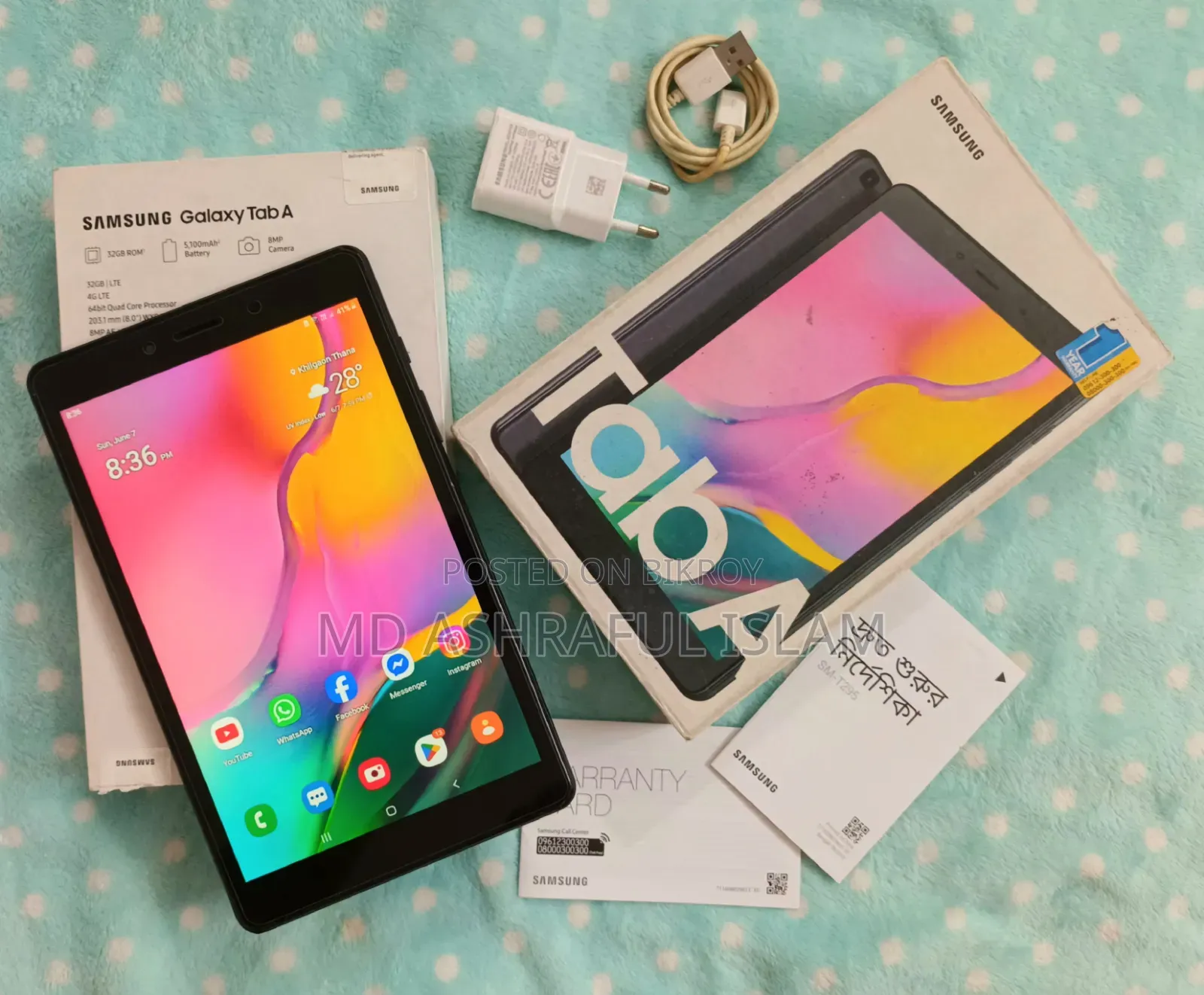 Samsung Galaxy Tab A 8.0 (2019) 32 GB Black