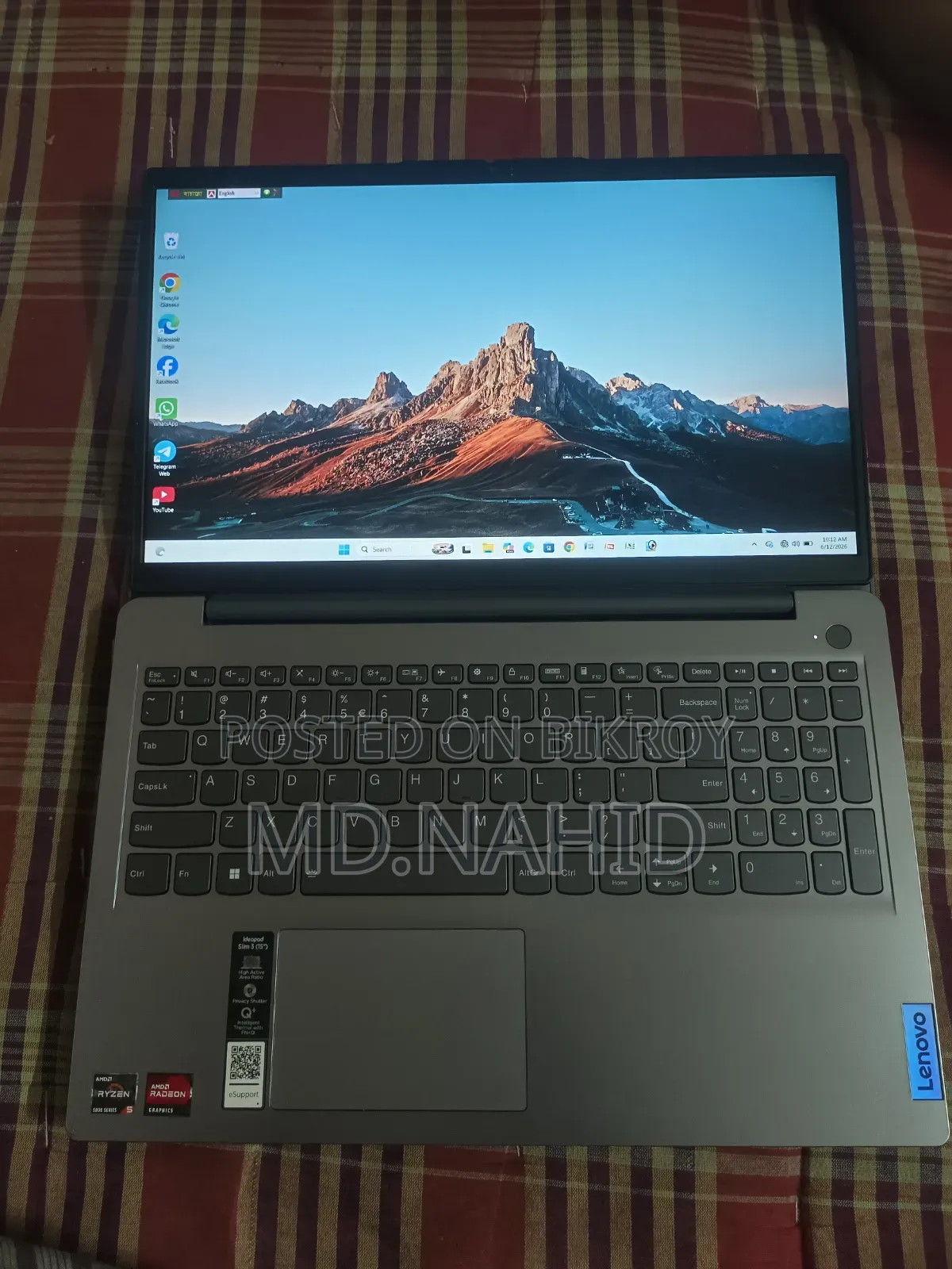 Laptop Lenovo Flex 2 8GB AMD Ryzen 5 SSHD+SSD 512GB
