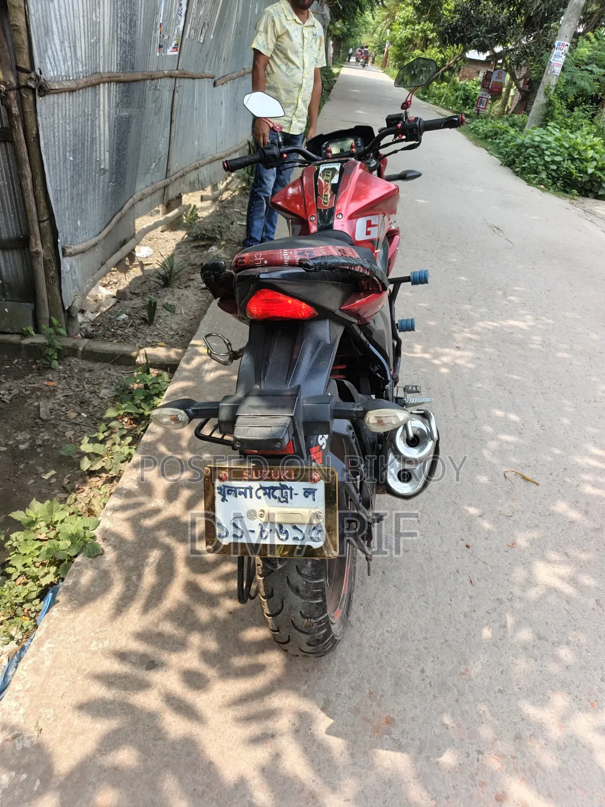 Suzuki Gixxer Monotone 2018 Red