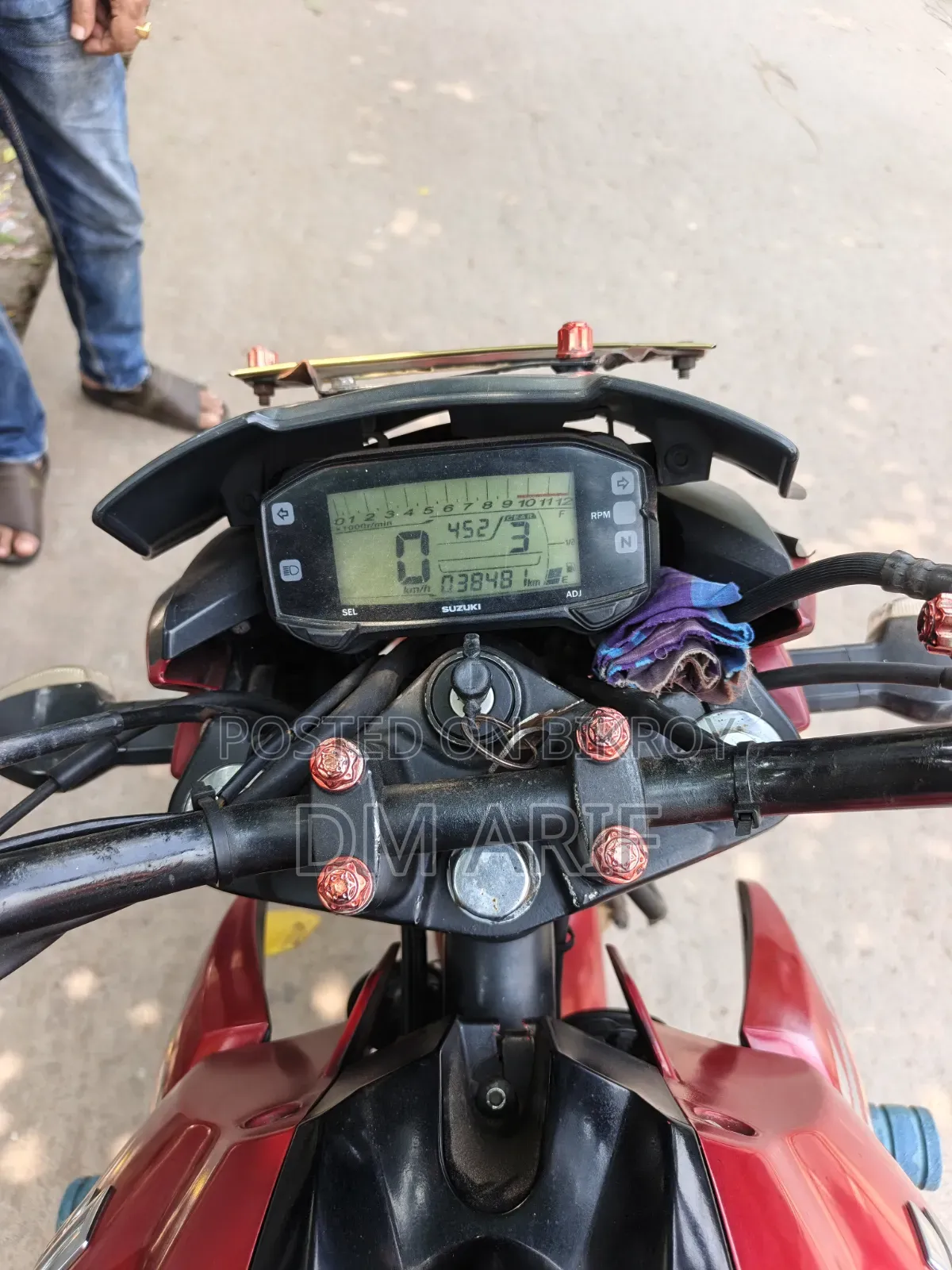 Suzuki Gixxer Monotone 2018 Red