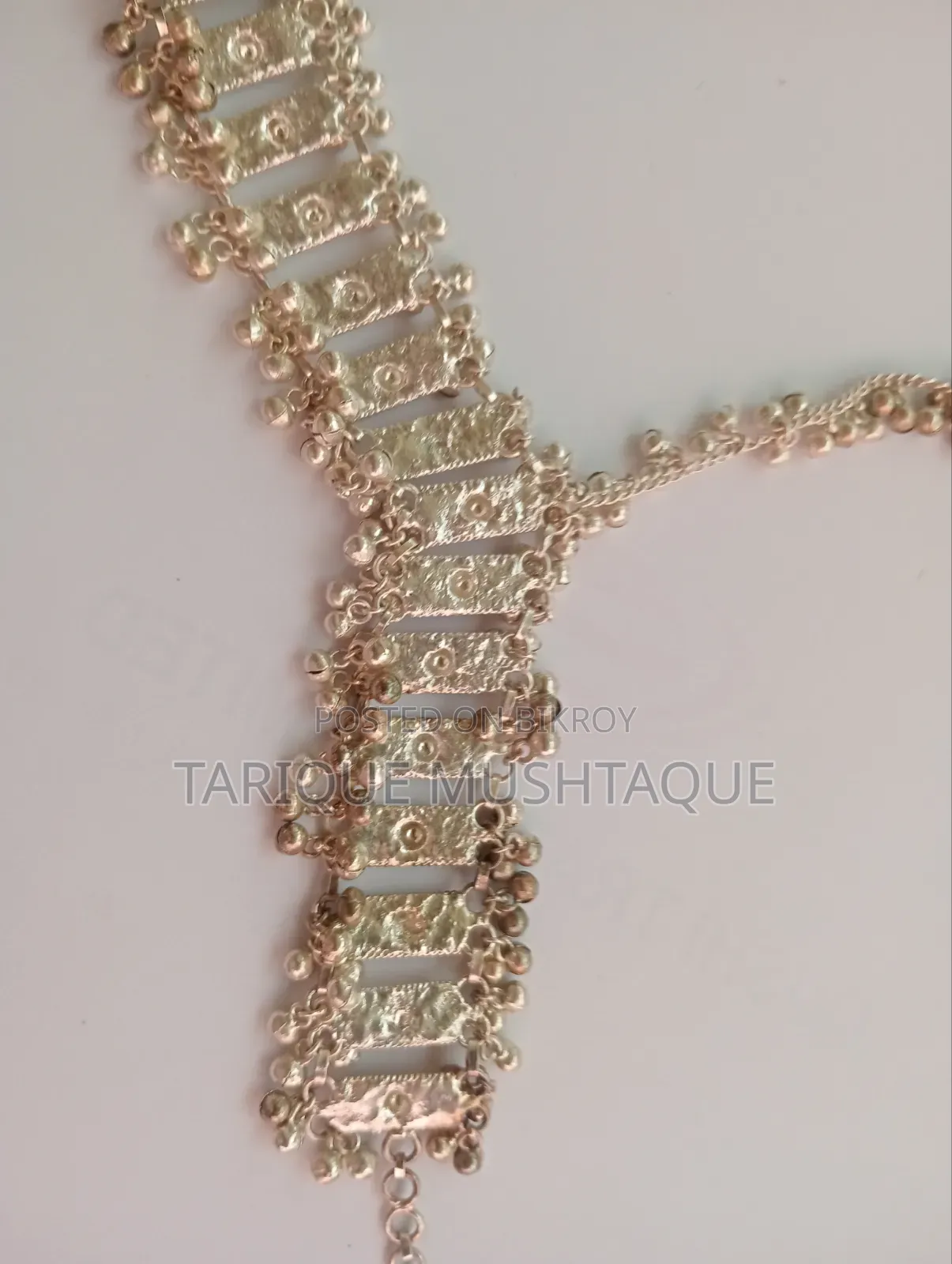 Silver Chain Bracelet With Ring