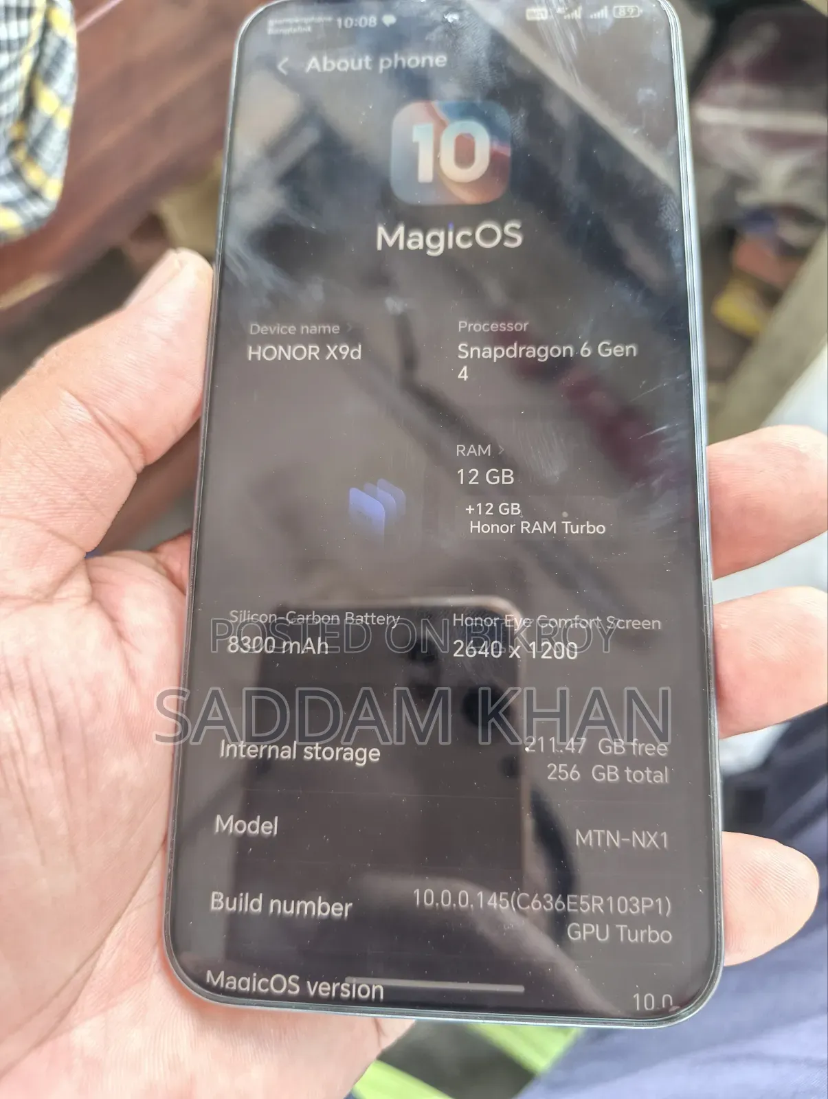 Honor X9d 256 GB Black