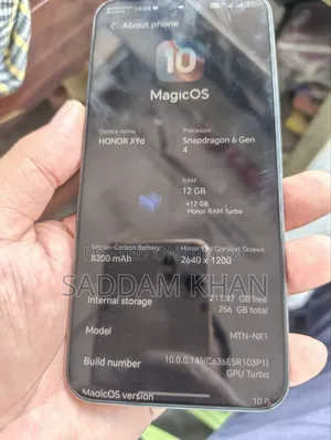 Honor X9d 256 GB Black