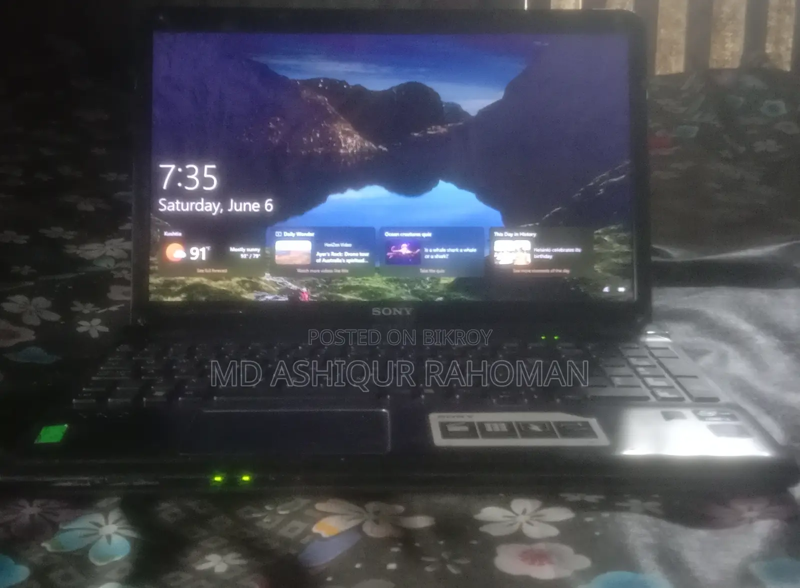 Laptop Sony VAIO E11125CN 6GB Intel Core I5 SSD 128GB