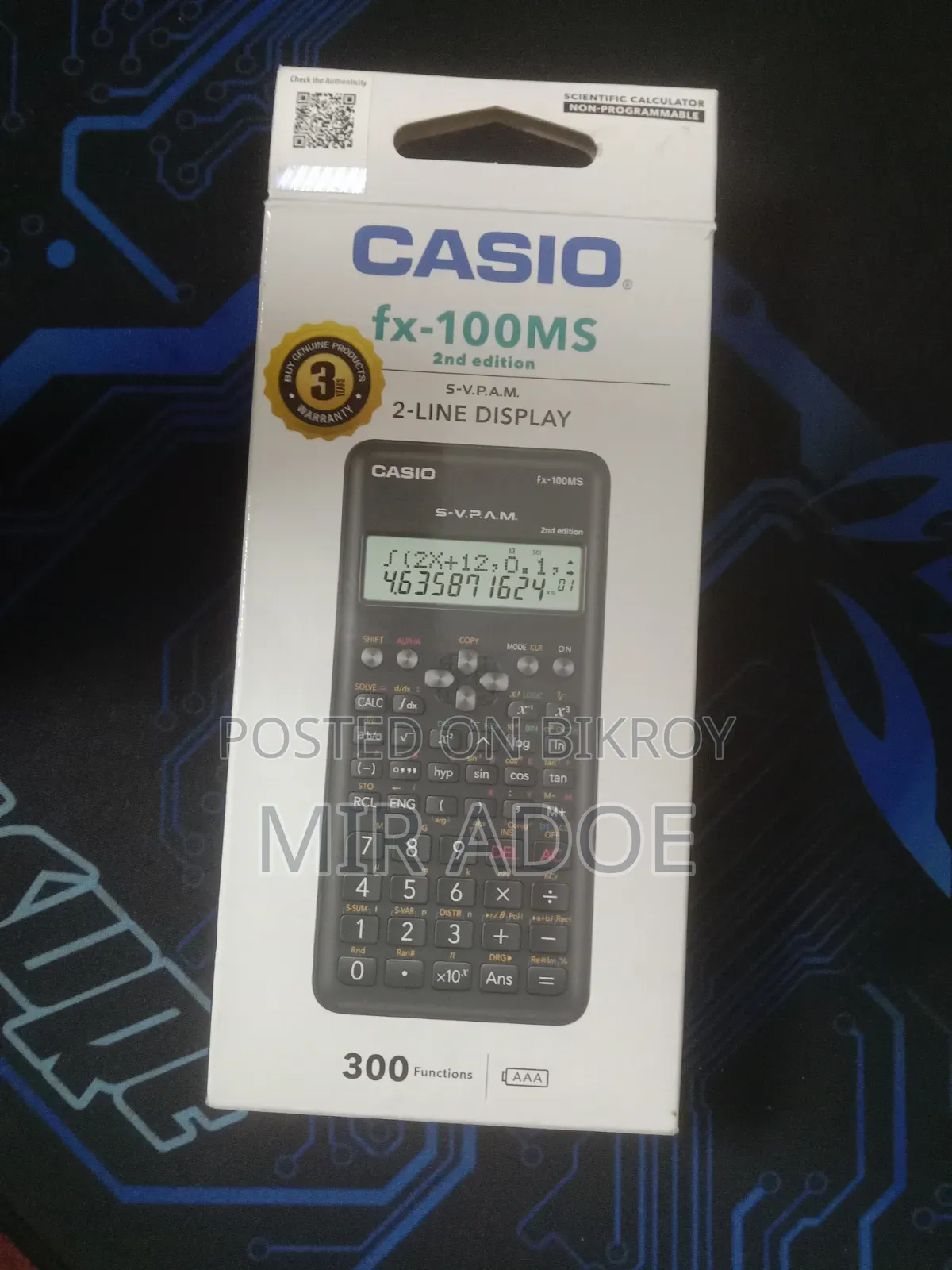 Casio Fx-100ms 2nd Edition. (Minor Used. Few Months)