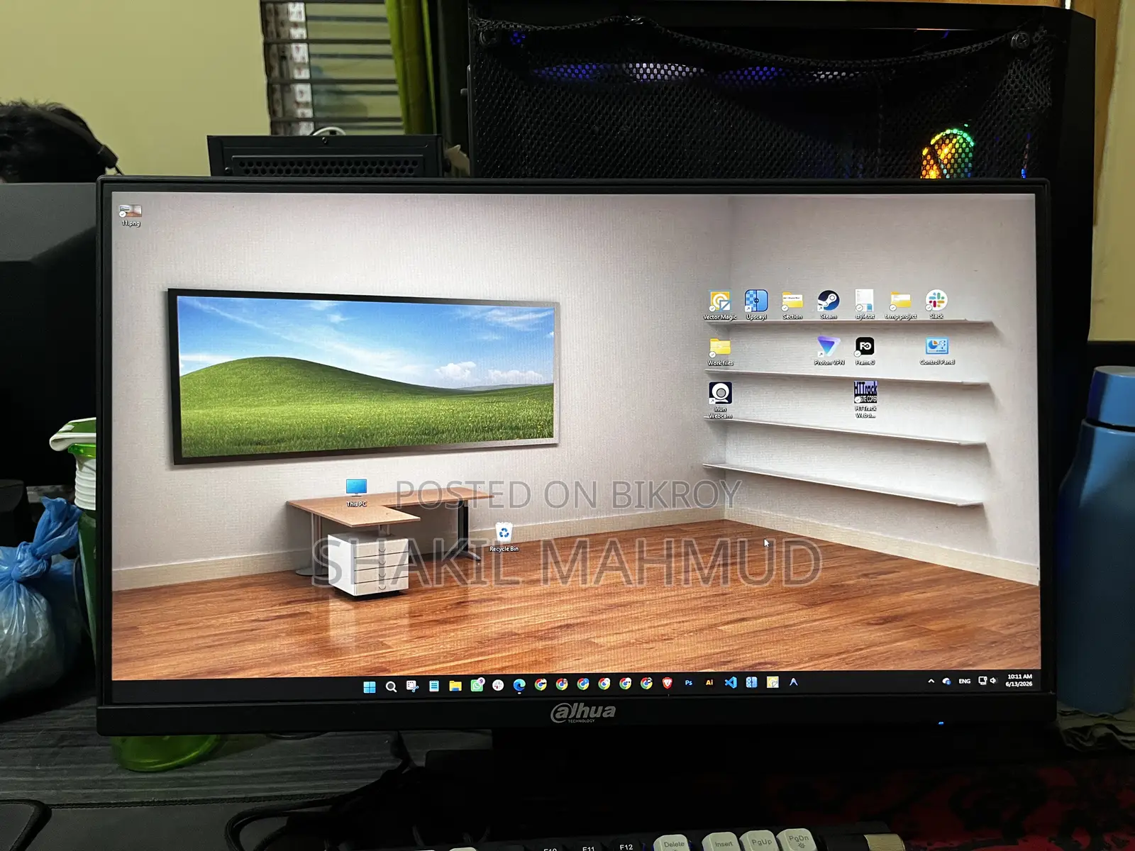 New Desktop Computer 16GB AMD Ryzen 5 SSD 256GB