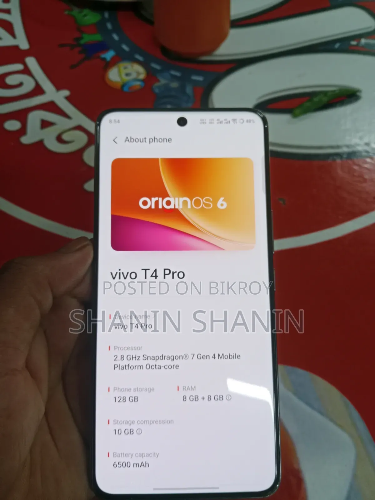 Vivo T4 Pro 128 GB White
