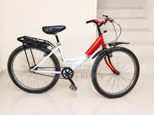 Fresh Condition City Bicycle | Red White Cycle | Ready to Ride