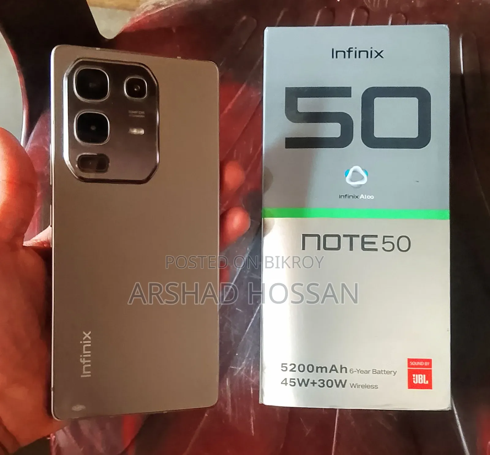 Infinix Note 50 Pro 256 GB Silver