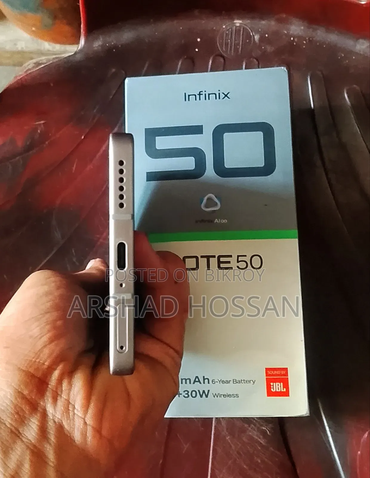Infinix Note 50 Pro 256 GB Silver