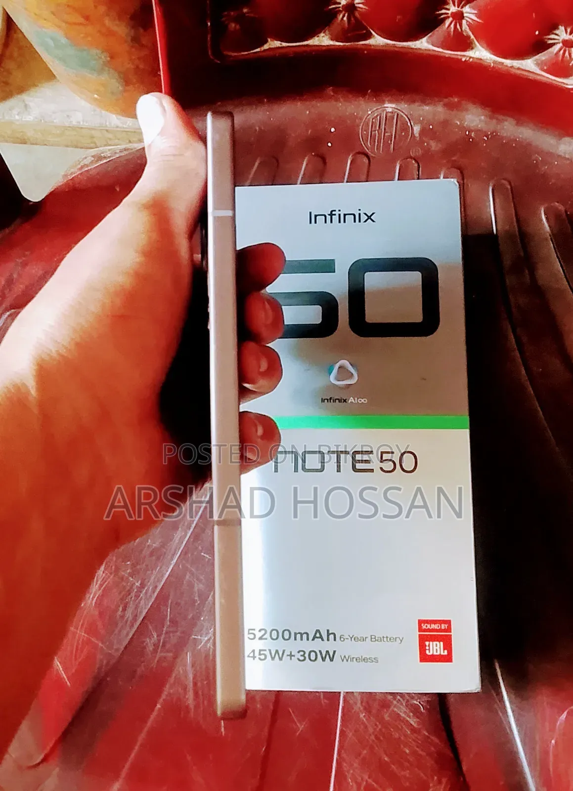 Infinix Note 50 Pro 256 GB Silver
