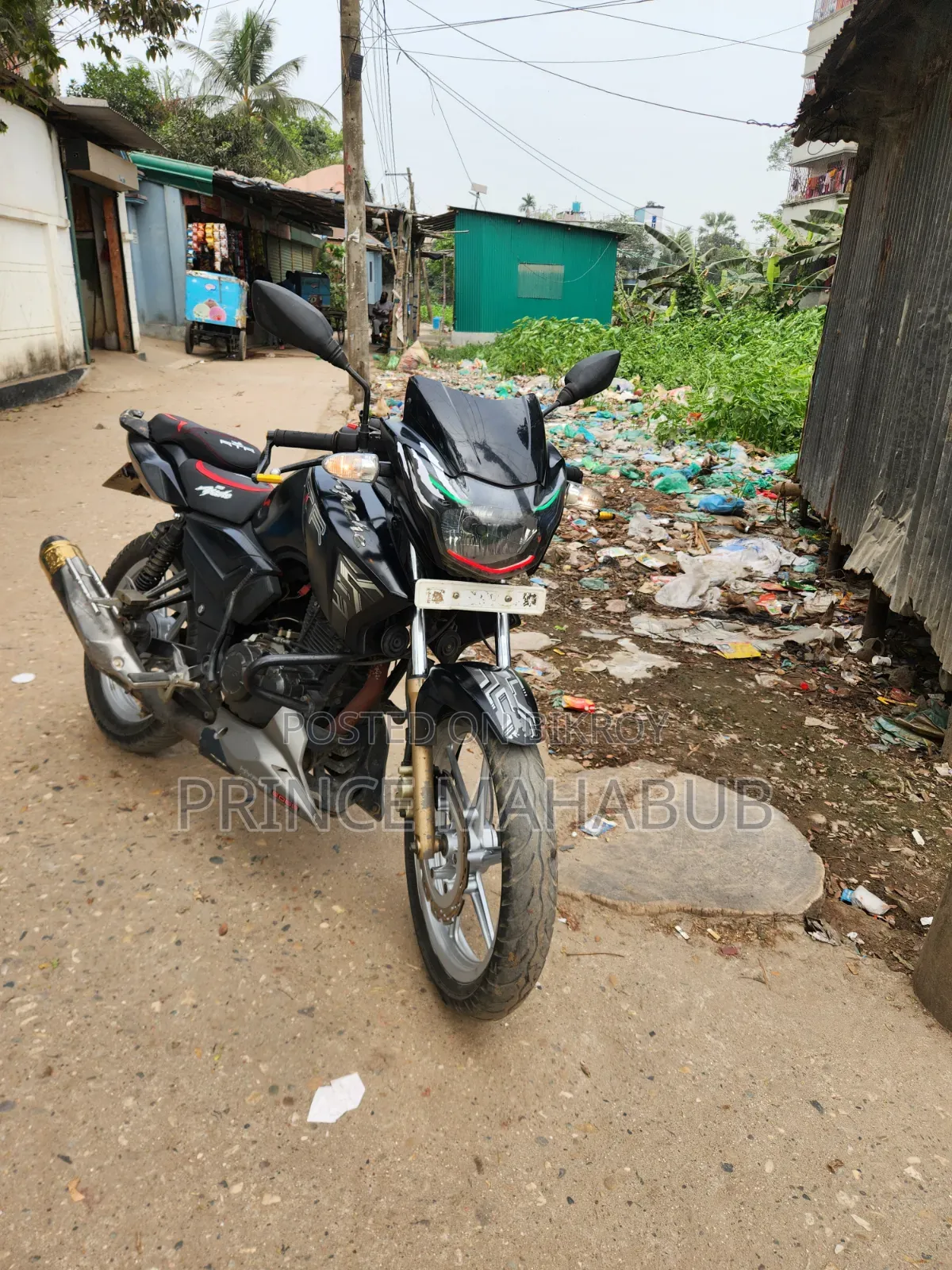 TVS Apache RTR 160 2V 2017 Black