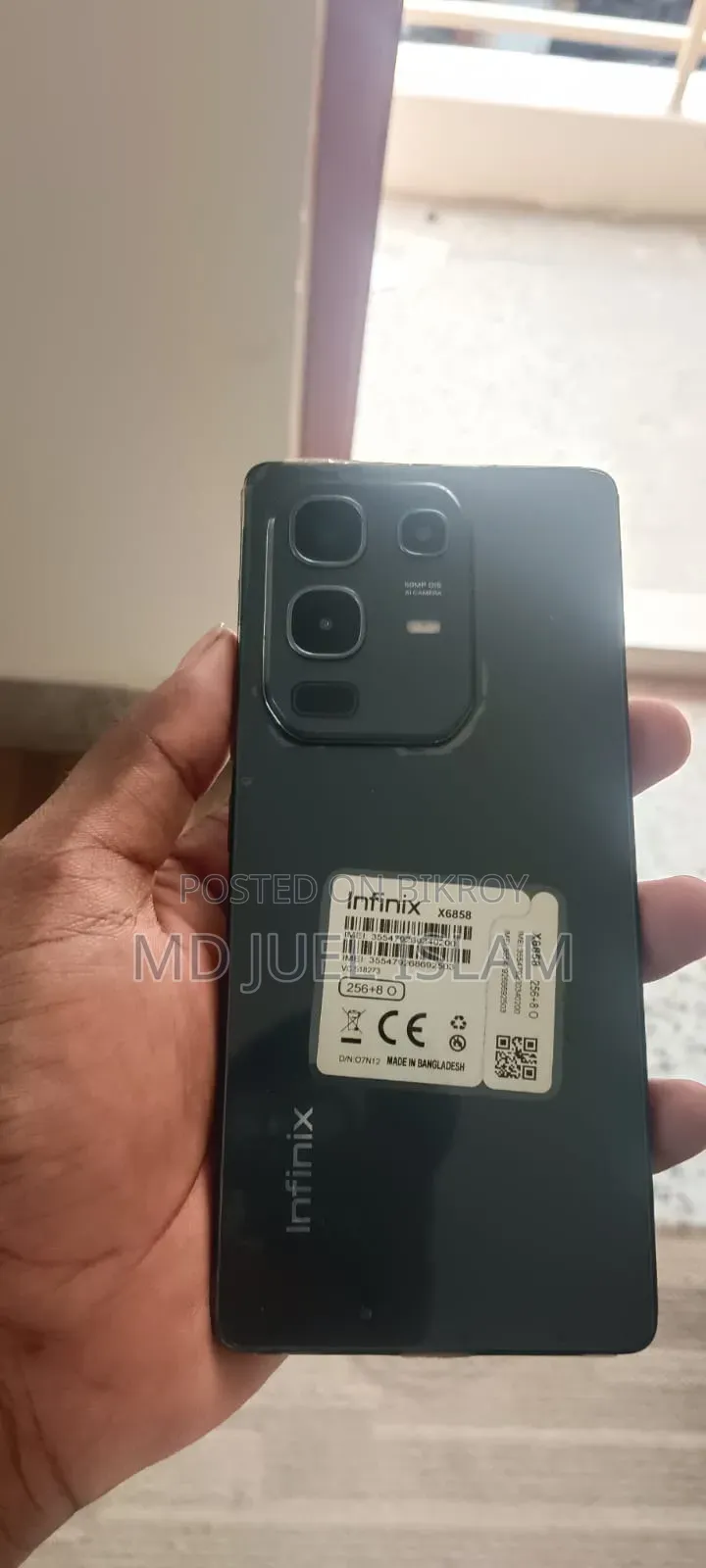 Infinix Note 50 4G 256 GB Black