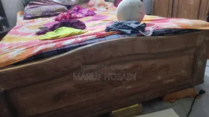 Teak wood double bed | Bed