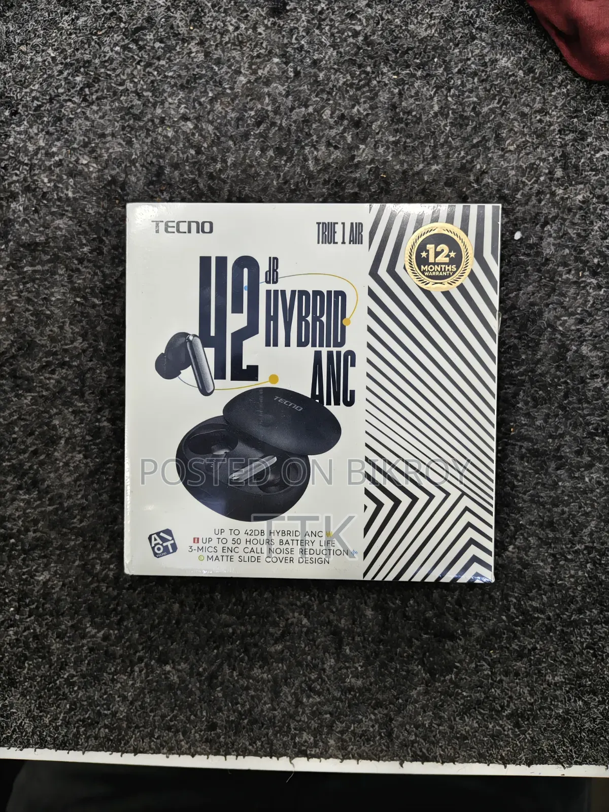 Tecno True 1 Air Earbuds Super Intech Brand New