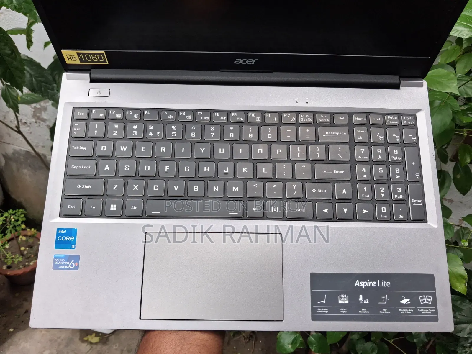ল্যাপটপ Acer Aspire 1500 8GB Intel Core I5 SSD 512GB