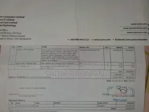 ল্যাপটপ Acer Aspire 1500 8GB Intel Core I5 SSD 512GB