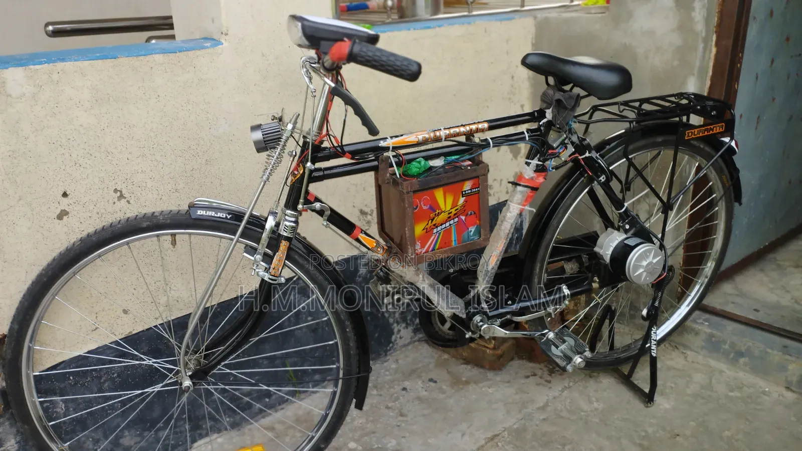 Electric Motor Kit for Bicycle 24v 250w + 2 pieces Battery 30 Ah