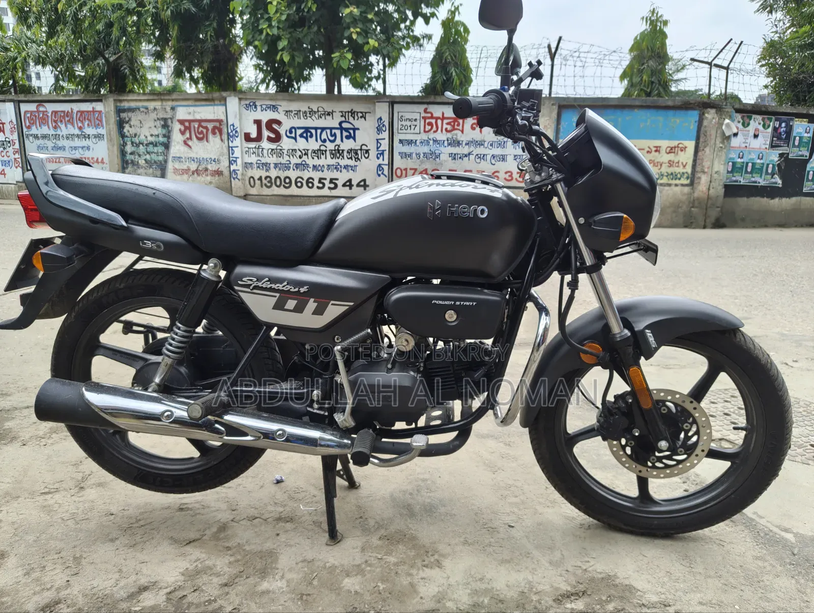 Hero Splendor Plus Sports 2025 Black