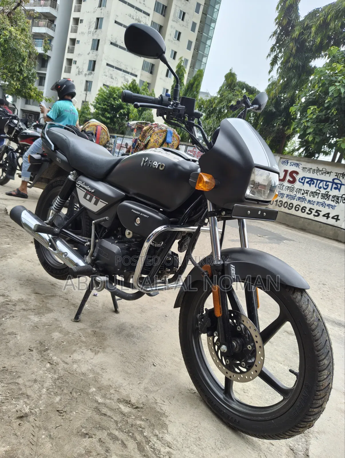 Hero Splendor Plus Sports 2025 Black