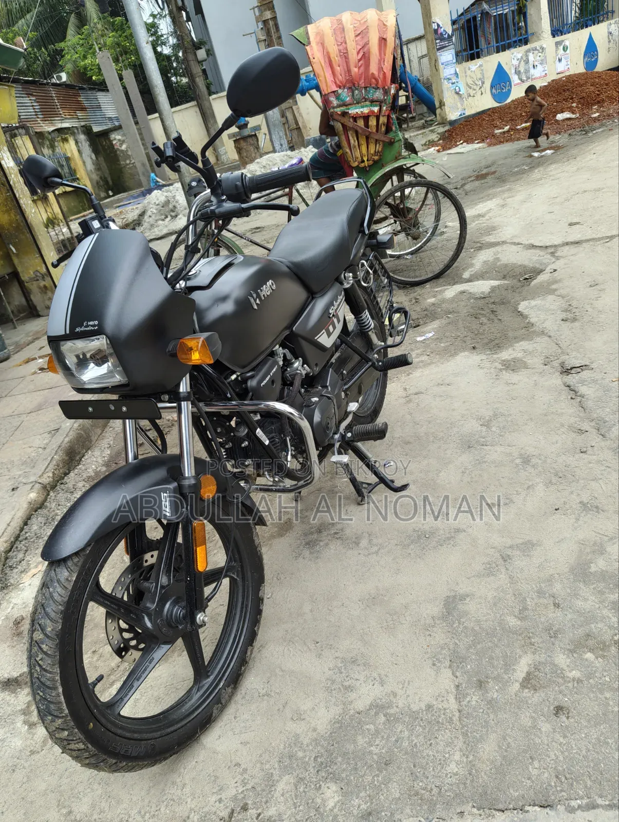 Hero Splendor Plus Sports 2025 Black