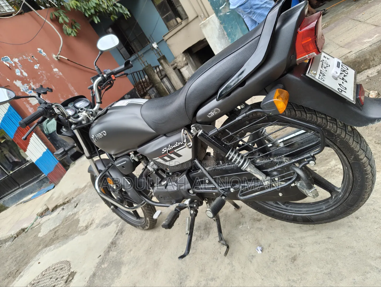 Hero Splendor Plus Sports 2025 Black