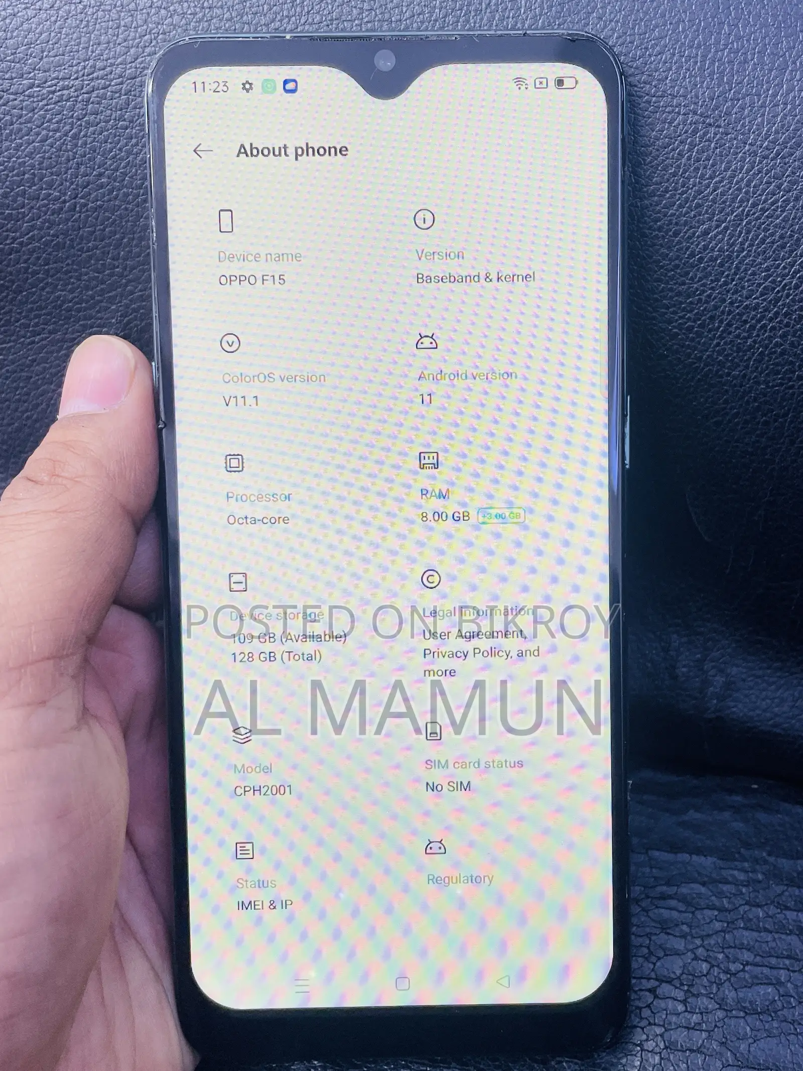 Oppo F15 128 GB Green
