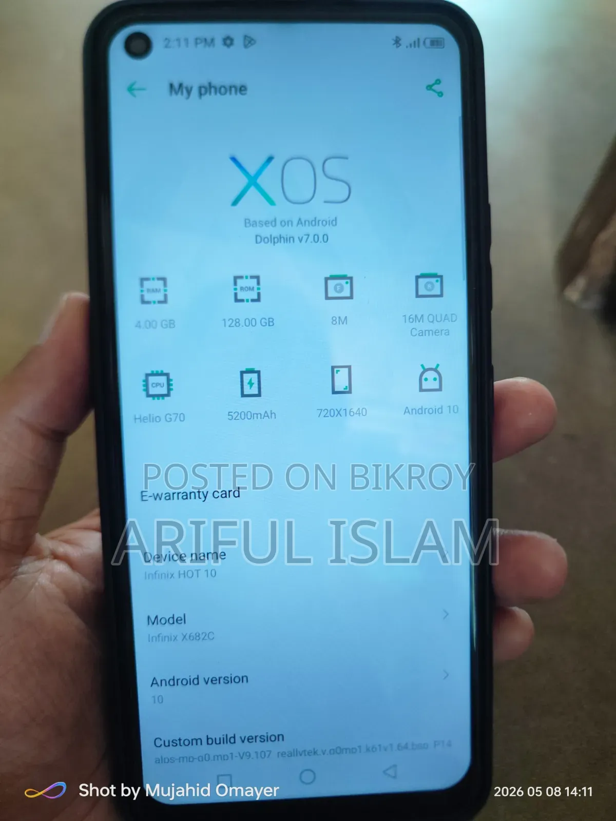 Infinix Hot 10 128 GB Purple