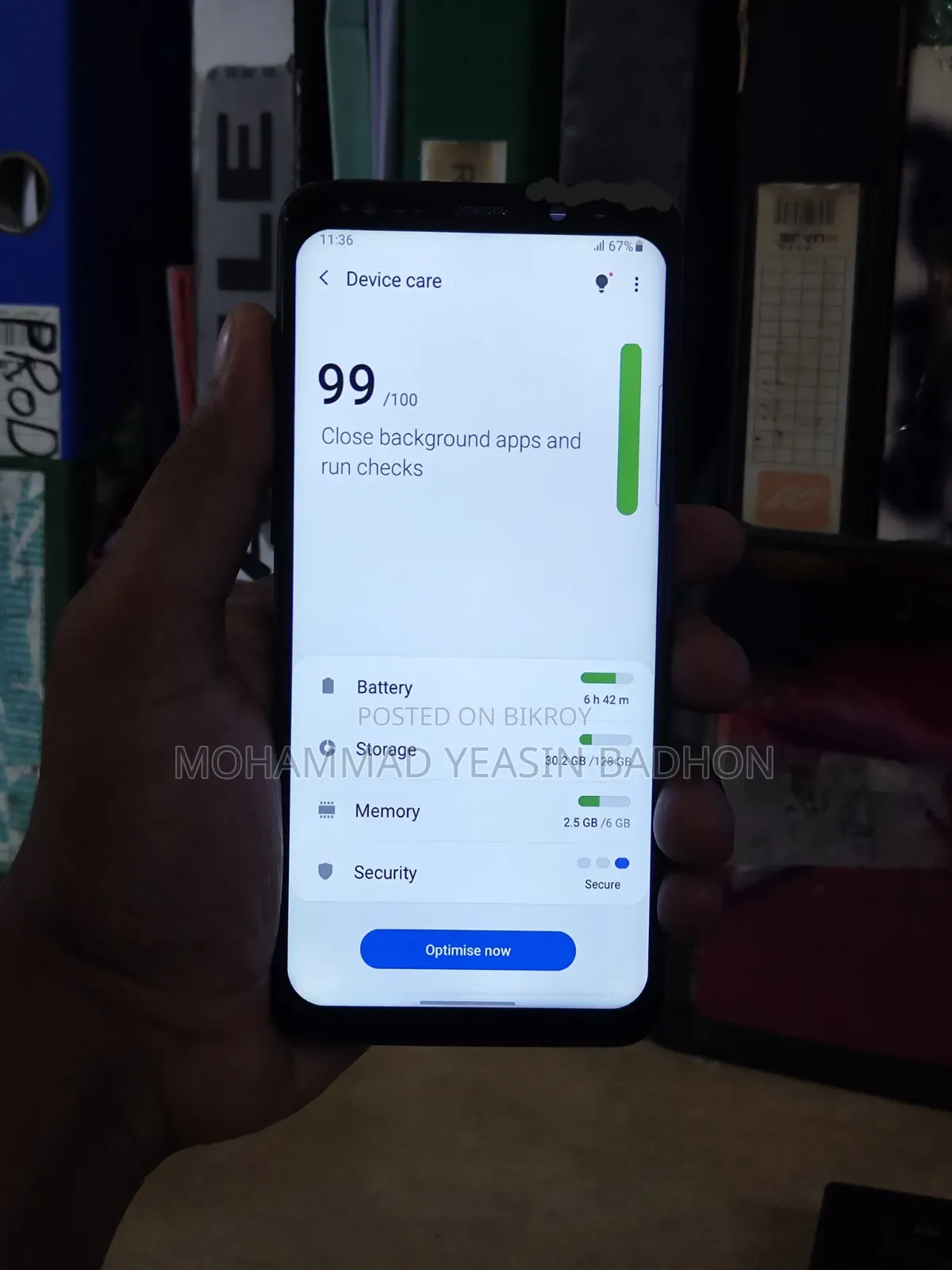 Samsung Galaxy S9 Plus 128 GB Black