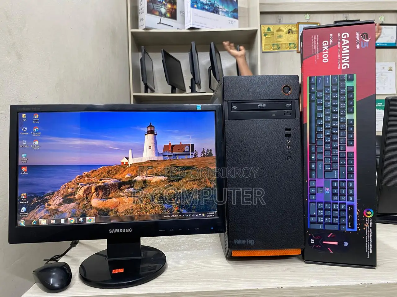 Desktop Computer 8GB Intel Core i5 SSD 128GB