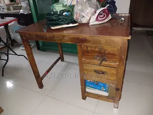 Table For Sale 4/3, Mahogany Wood, Red Tapes Are For Design