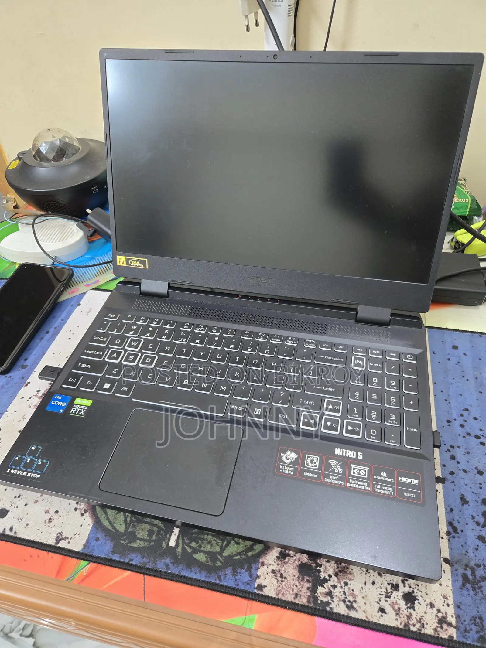 ল্যাপটপ Acer Nitro 5 16GB Intel Core i5 SSD 512GB