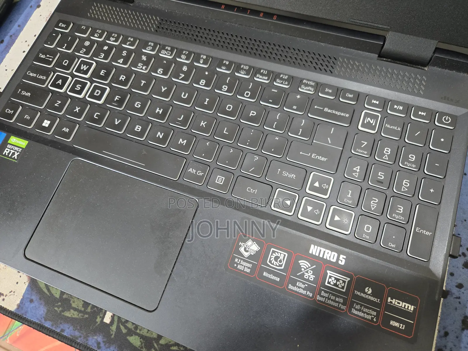 ল্যাপটপ Acer Nitro 5 16GB Intel Core i5 SSD 512GB