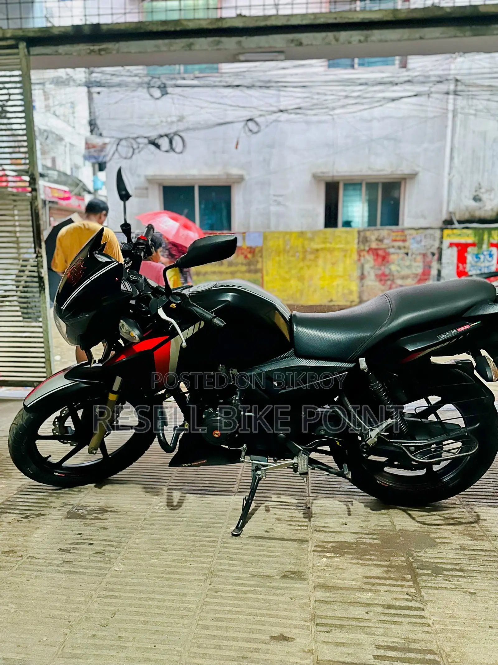 TVS Apache RTR 160 2V 2022 Black