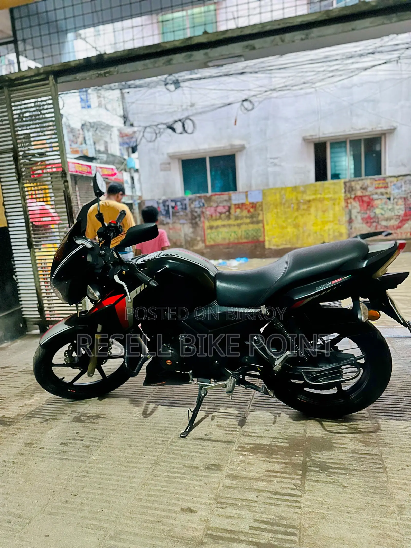 TVS Apache RTR 160 2V 2022 Black
