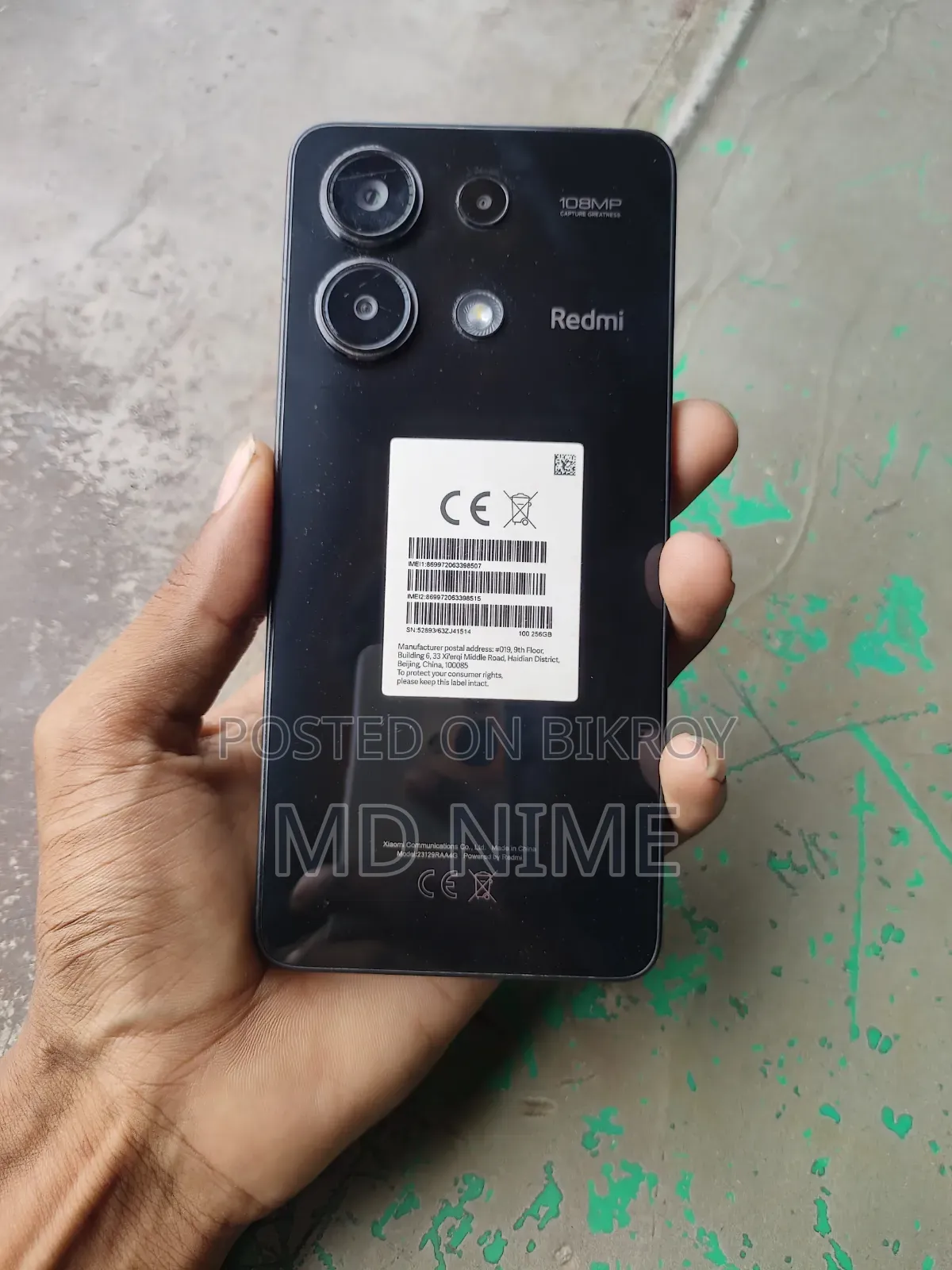 Xiaomi Redmi Note 13 256 GB Black